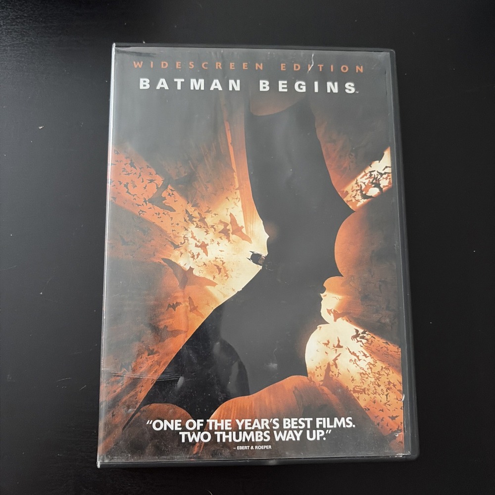 Batman Begins DVD Fullscreen Edition 2005 Christopher Nolan Christian Bale DC